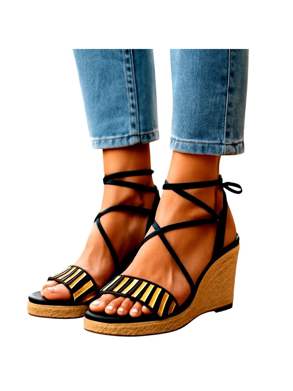 NWOT BLEECKER & BOND 9 Black 2 1/2 Inch Platform Women's Sandal Shoe New No Tags